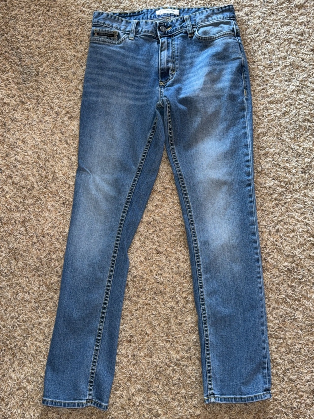 Calvin Klein Jeans Men’s Slim Straight 29x30 Blue Denim